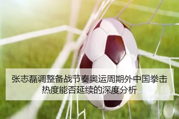 张志磊调整备战节奏奥运周期外中国拳击热度能否延续的深度分析